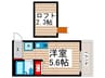 メルパラッツォⅡ 1Rの間取り