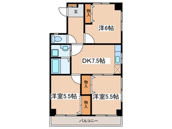間取図 パレス藤