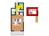 アニ－ル 1Kの間取り