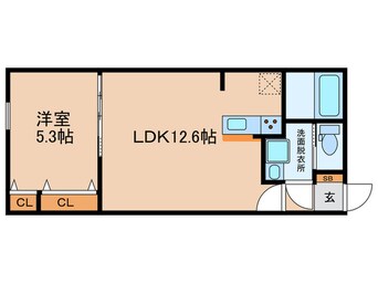 間取図 ルオーレ上北沢駅前