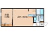 ルオーレ上北沢駅前 1LDKの間取り