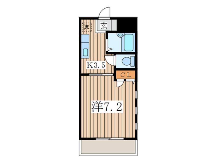 間取図 シ－サイドパレス新杉田