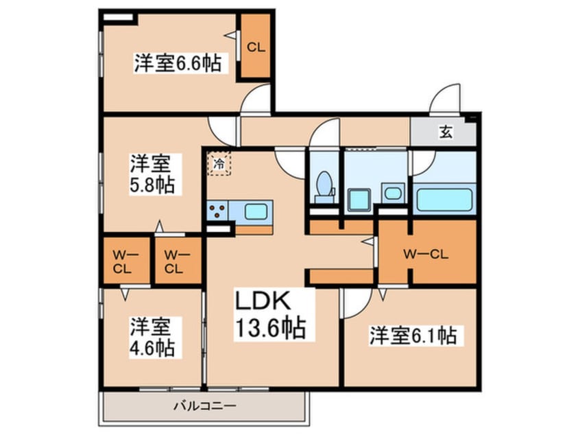 間取図 レジデンス湘南Ⅱ