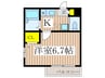 フラット鷺沼 1Kの間取り