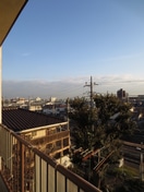 室内からの展望 桜マンション