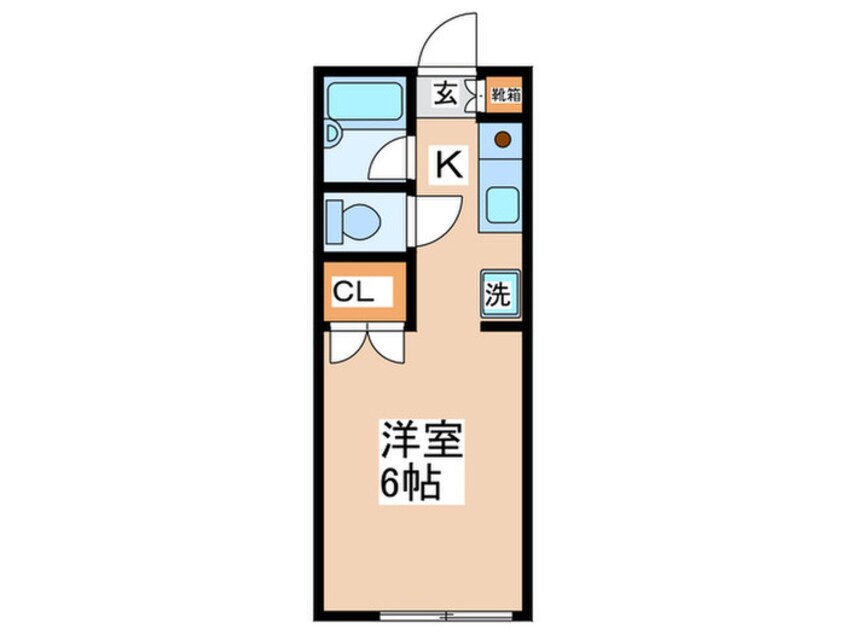 間取図 エステル堀之内