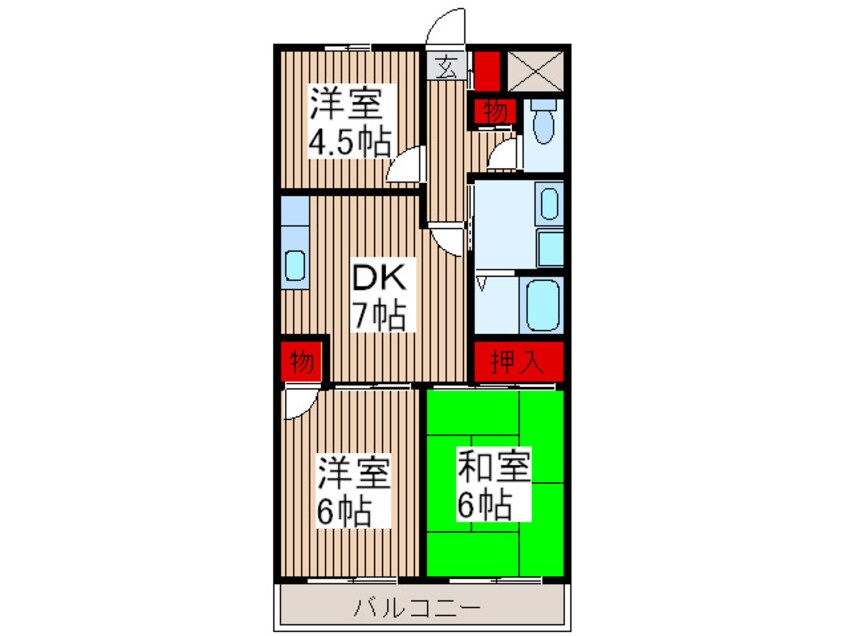 間取図 グリーンパークタニグチ