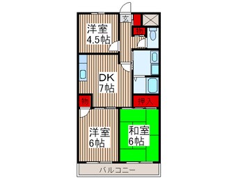 間取図 グリーンパークタニグチ