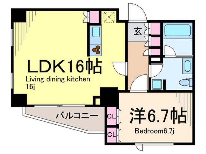 間取図 テラッツア表参道