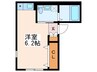 FERIO四ツ木 1Rの間取り