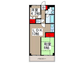 間取図 ブルーミングハイツ１