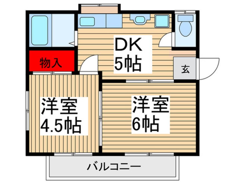 間取図 メゾンハイブリッジ