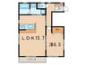 ビナーチェ 1LDKの間取り