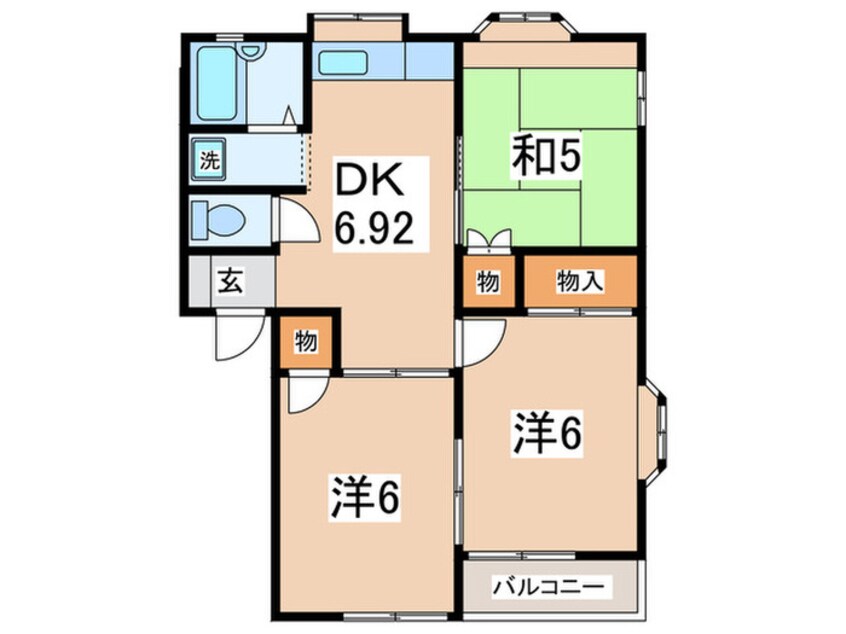 間取図 ルーブパレス