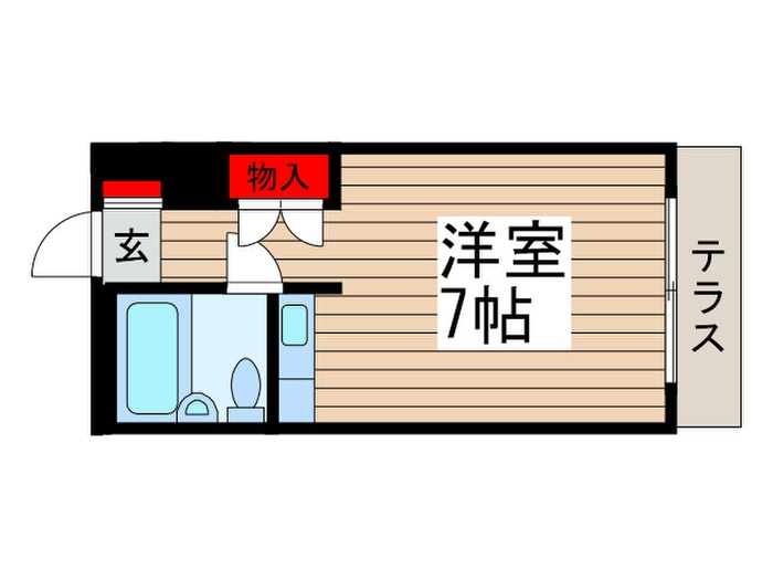 間取り図 メゾンリッシュ第5西船