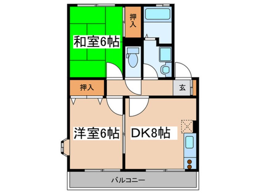 間取図 メゾンクリオネ