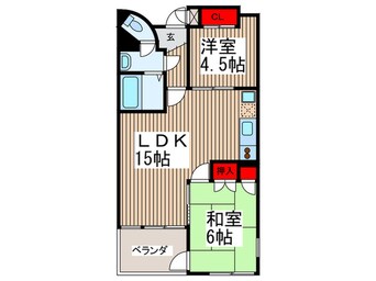 間取図 ゴ－ルドコ－ストスウィ－ト