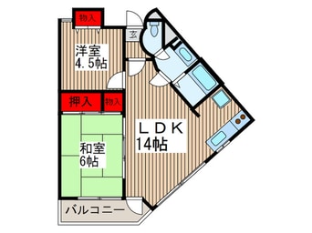 間取図 ゴ－ルドコ－ストスウィ－ト