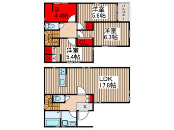 間取図 ｋｏｌｅｔ江戸川台＃０７