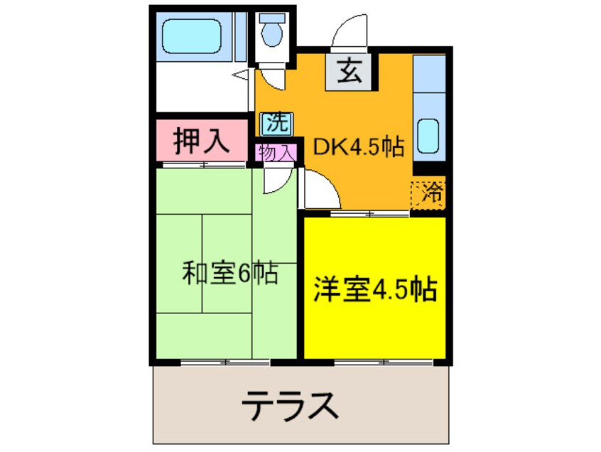 間取図 サンクレ－ル