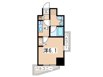 間取図 プライマル横浜平沼橋