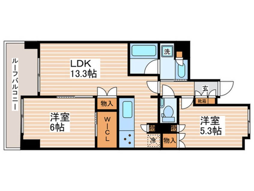 間取図 プラウドシティ小竹向原(G548)