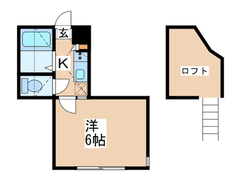 間取図 ロッシェル共和１号棟
