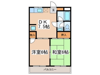 間取図 エクセル・ドエル