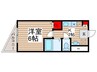 スカーラ津田沼 1Kの間取り