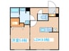 GRANPASEO中野新橋 1LDKの間取り