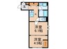 ベルベ 2Kの間取り