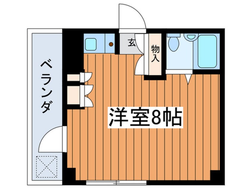 間取図 オ－ク三鷹