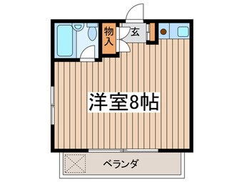 間取図 オ－ク三鷹