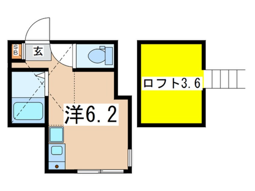 間取図 Ｇ・Ａヒルズ矢部町