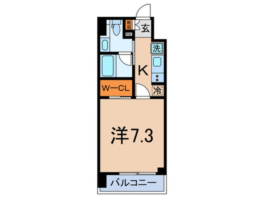 間取図 ディームス大塚