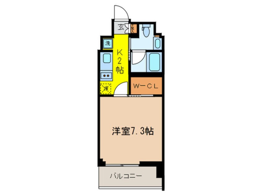 間取図 ディームス大塚