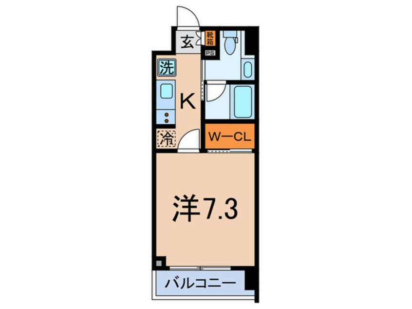 間取図 ディームス大塚