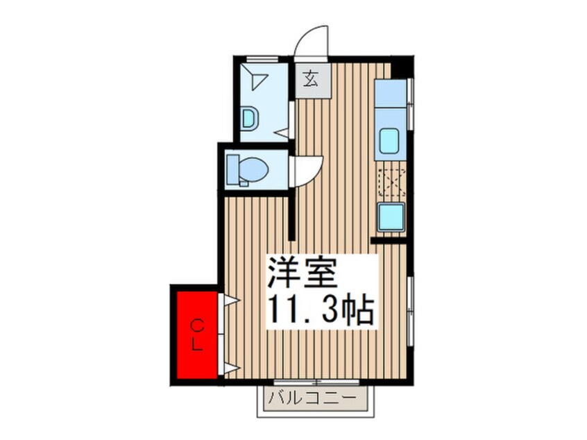 間取図 ハイツフランセ