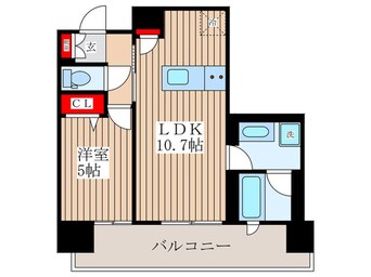 間取図 RIDGE豊洲