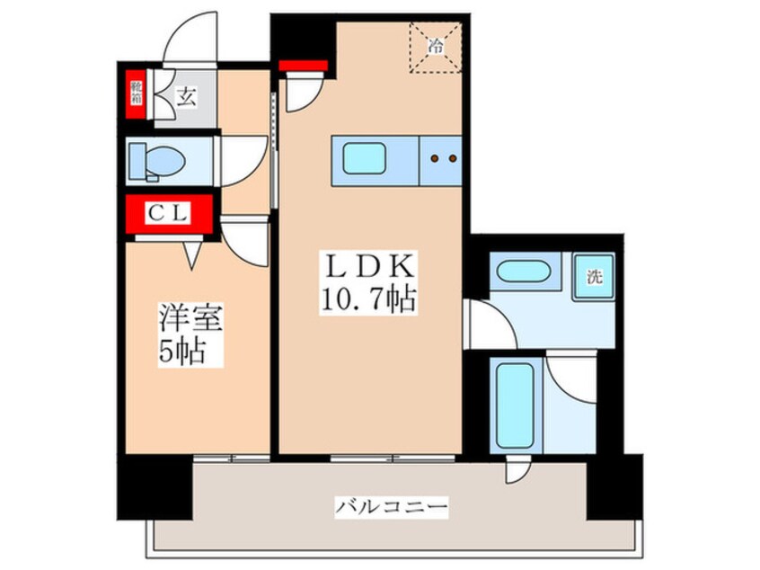 間取図 ロイジェント豊洲