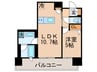 ロイジェント豊洲 1LDKの間取り