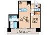 ロイジェント豊洲 1LDKの間取り
