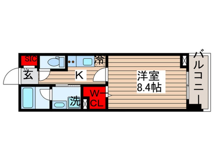 間取図 RIDGE豊洲