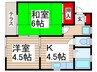 コーポ・シャルム 2Kの間取り