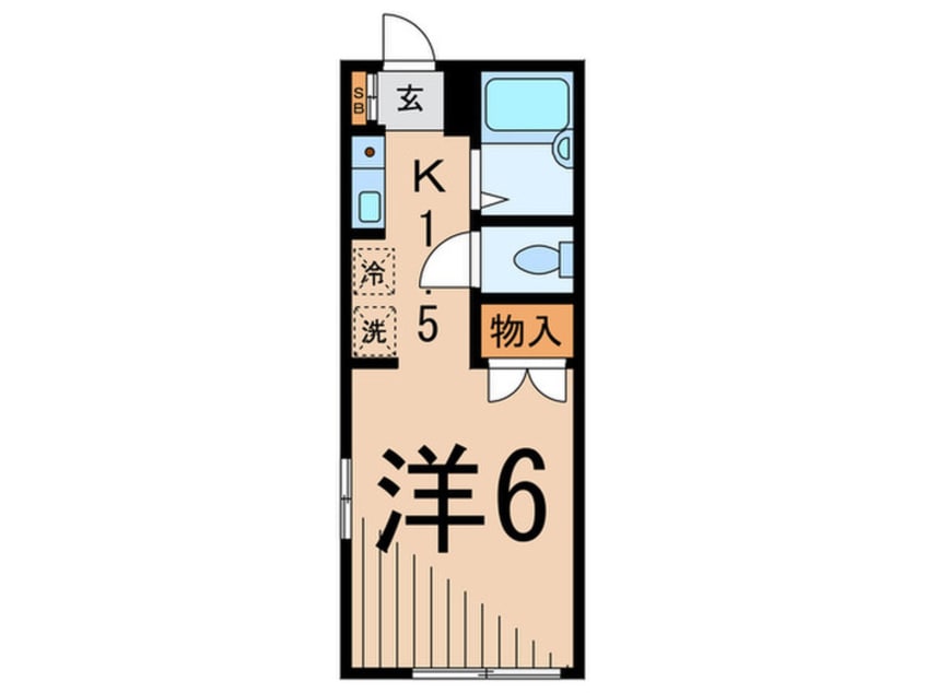 間取図 ピープル大岡山