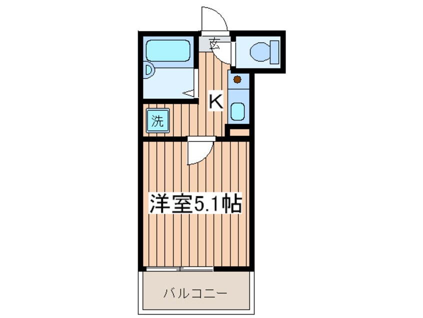 間取図 カンパネ－ラ