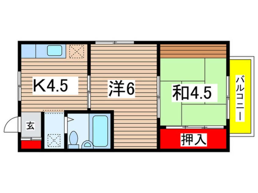 間取図 サンハイツ