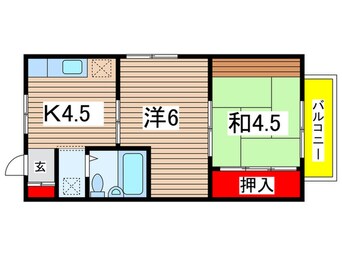 間取図 サンハイツ