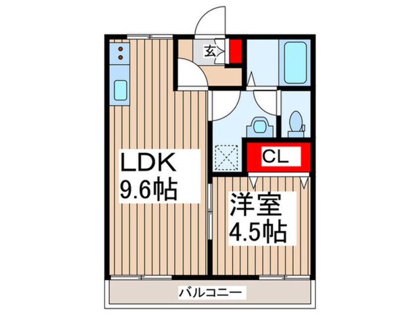 間取図 サニーハイツS