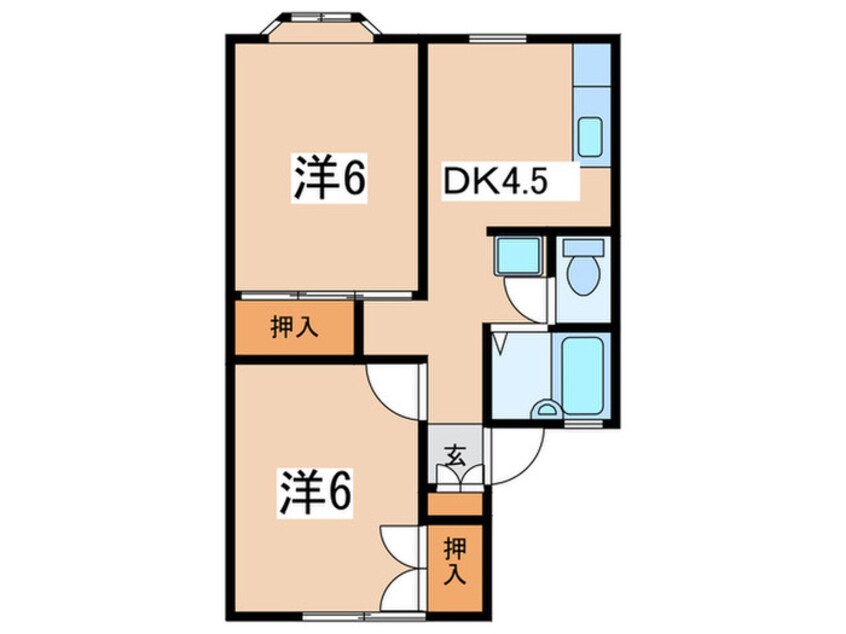 間取図 ホープヒルズSB